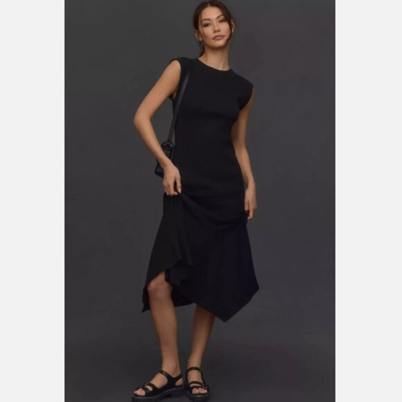 Brand New Daily Practice by Anthropologie Highline Short-Sleeve Maxi Dress - Picture 2 of 6